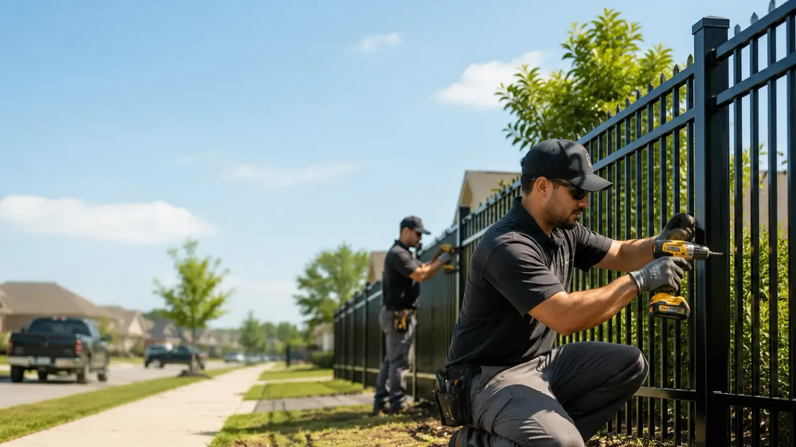 Metal Fence Installation in Hanston, KS